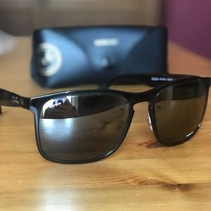 Ray-Ban Black Chromance Polarized Sunglasses